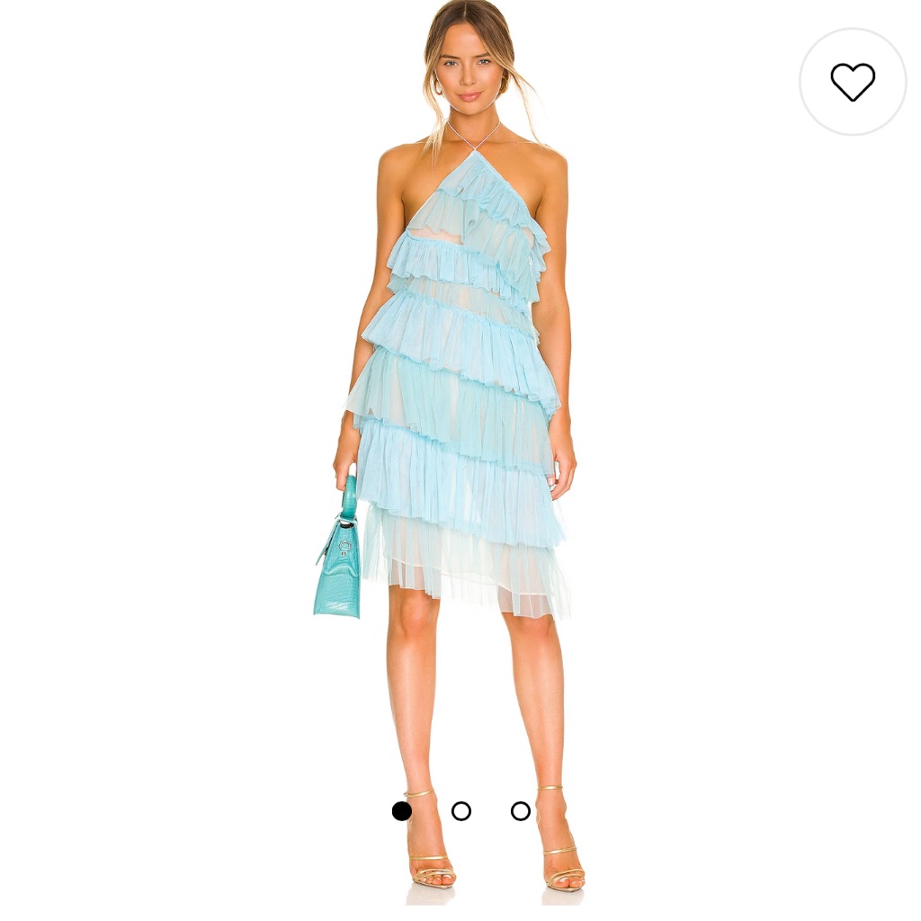 Blue Tulle Revolve Dress